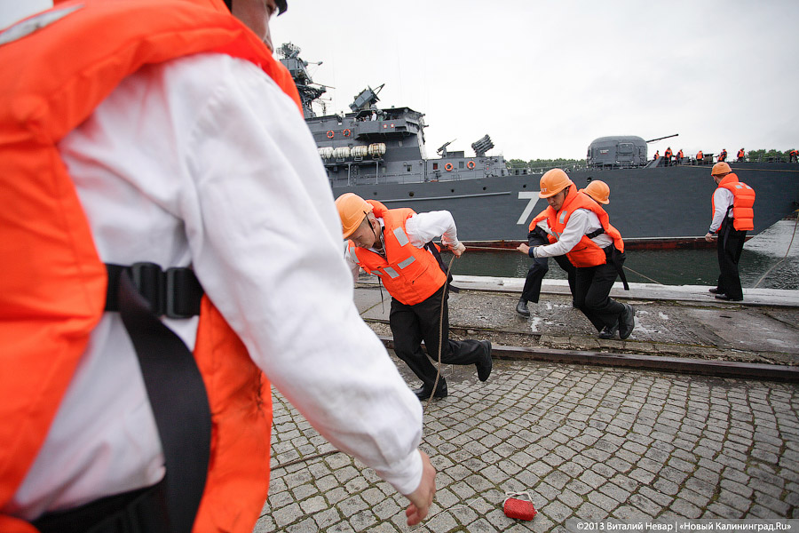 «Ярослав Мудрый» вернулся домой: фоторепортаж из Балтийска