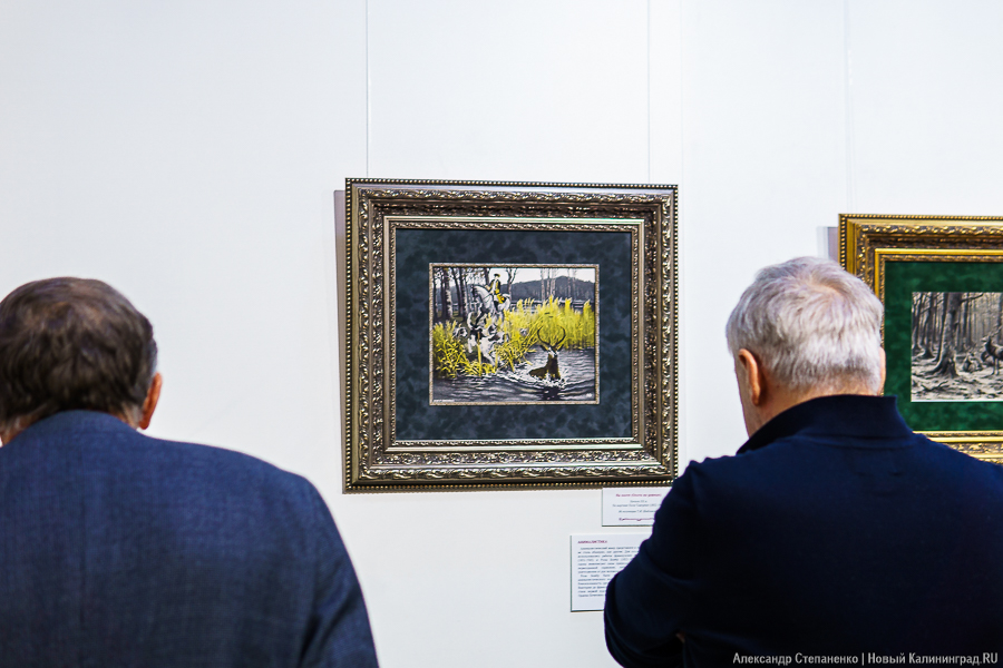 «С французским шармом»: в Калининграде открылась выставка шелковых картин (фото)