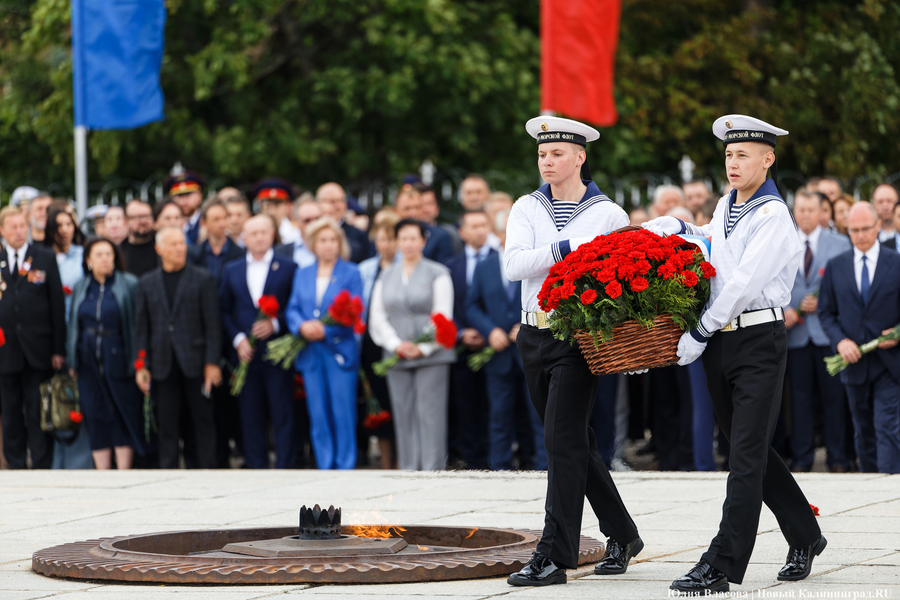 Кириенко и другие лица: в Калининграде в день 80-летия области прошла памятная церемония