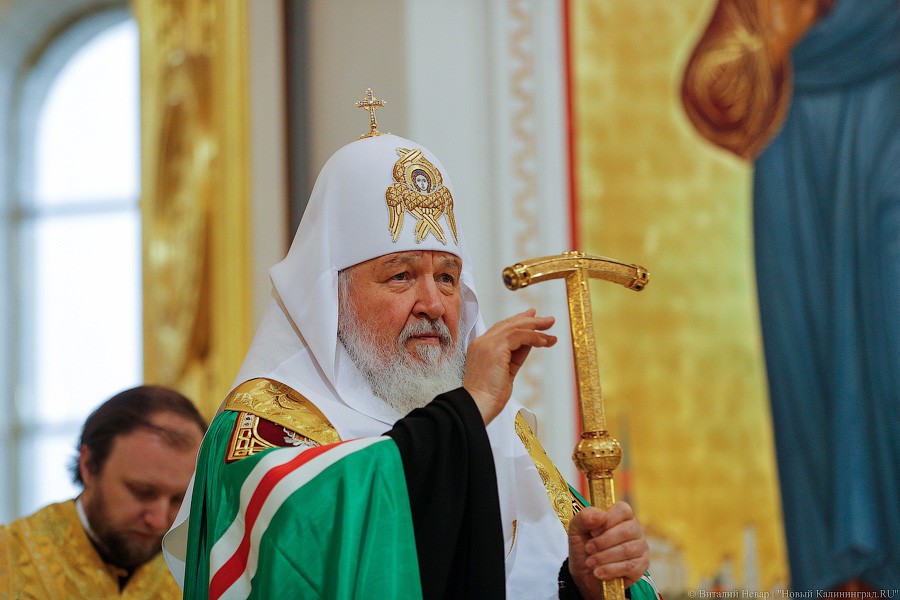 Патриарх и пробки: в Калининград прибыли глава РПЦ и мощи святителя Луки (фото)