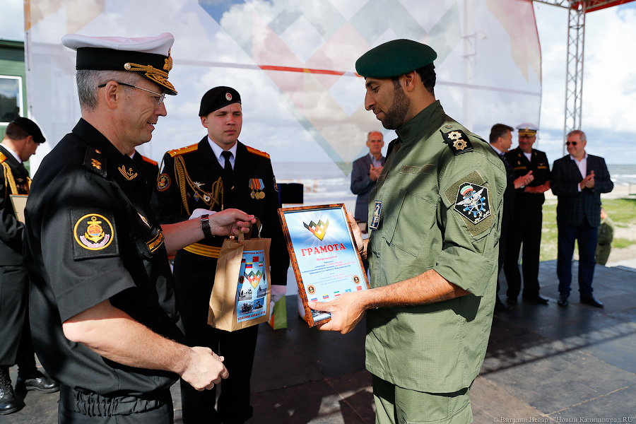 Россия победила Китай: на Балтфлоте завершился конкурс морских пехотинцев