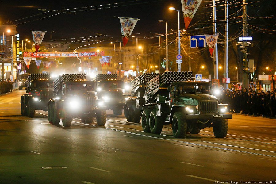 «Тяжело в учении»: в Калининграде прошла первая репетиция Парада Победы