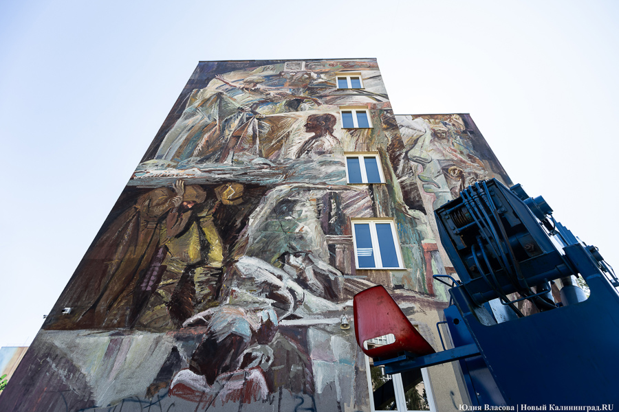 То, чему предстоит стать классикой: на зданиях БФУ им. Канта нарисовали четыре мурала (фото)