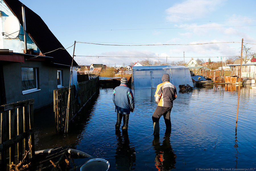 Венеция на окраине: в Калининграде после шторма затопило Северную гору