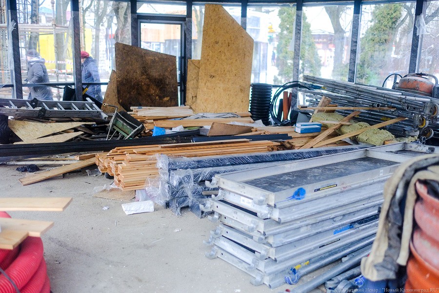 Плитка на плитке: как выглядит центр Зеленоградска во время реконструкции (фото)