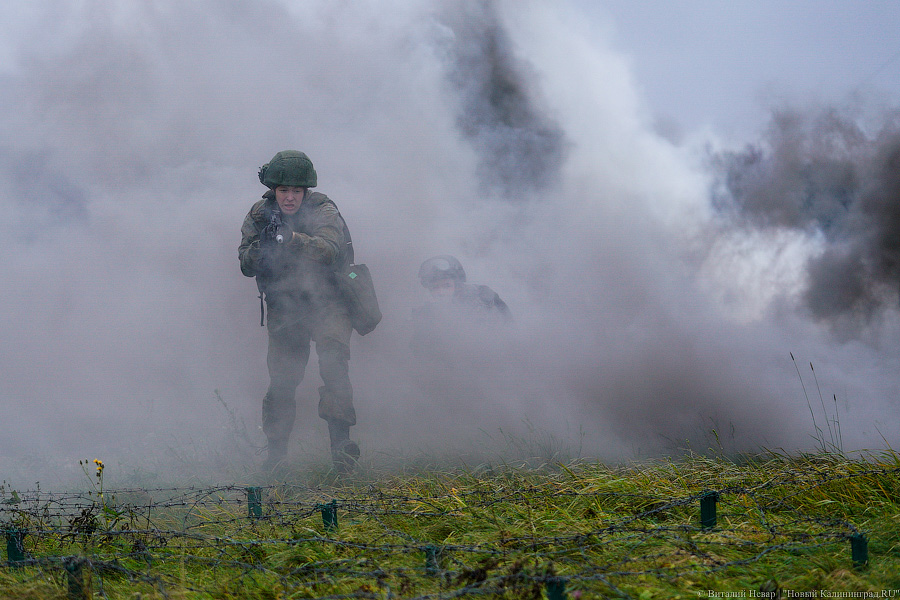 В условиях, приближенных к боевым: тренировка морпехов на психологической полосе препятствий