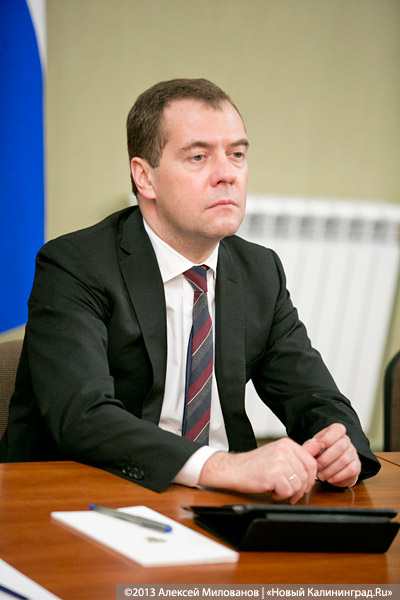 «Прилетел и поговорил»: Медведев обсудил детсады в Калининградской области (фото)