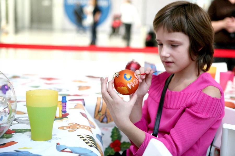 Не пропустите детский мастер-класс «Елочная игрушка» в «Меге»!
