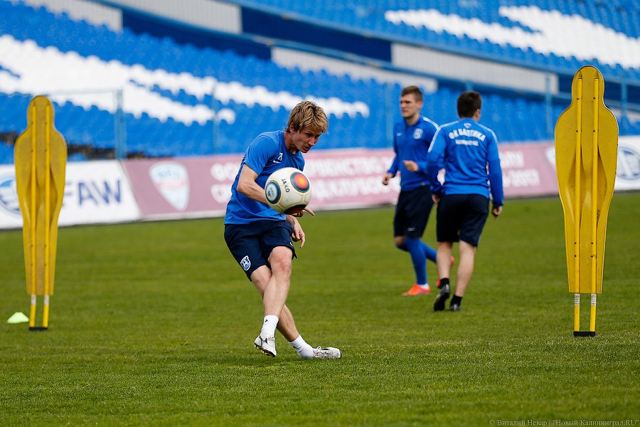 Нужна одна победа: открытая тренировка «Балтики» для СМИ и болельщиков