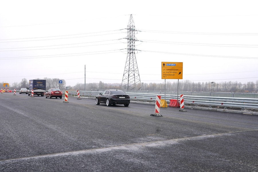 В районе гурьевского кольца открыли участок нового Северного обхода