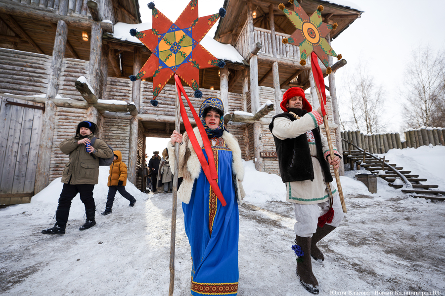 Блины, пляски и «самое большое» чучело: как отпраздновали Масленицу в «Каупе» (фото)