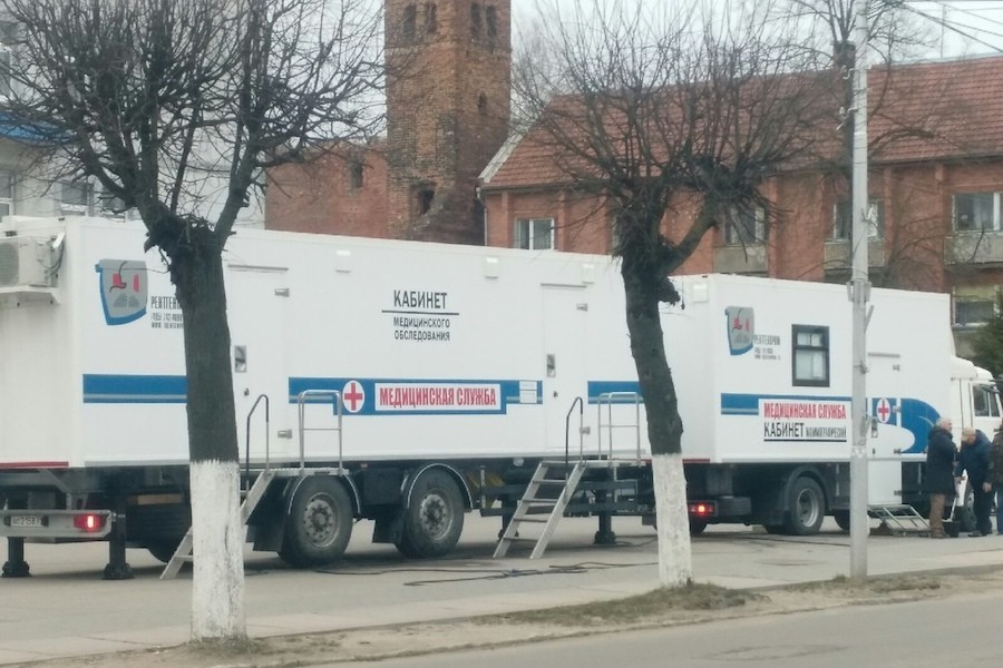 В Неман приехала передвижная поликлиника