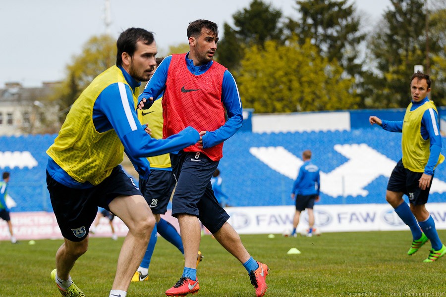 Нужна одна победа: открытая тренировка «Балтики» для СМИ и болельщиков