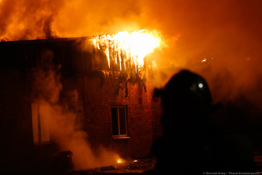 За год в Калининграде в пожарах погибли 9 человек, спасено 173