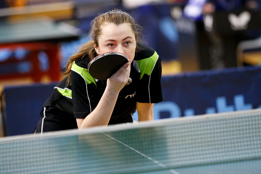 Ракетки и сетка: в Калининграде проходит чемпионат по настольному теннису