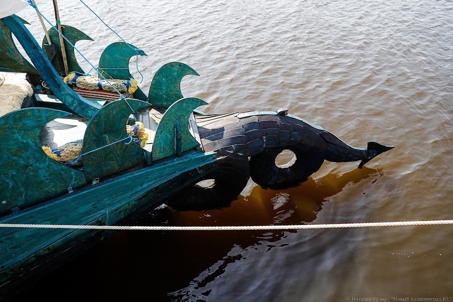 В Калининград пришел «Змей Горыныч». Мы побывали в его «чреве» (фото) (видео)