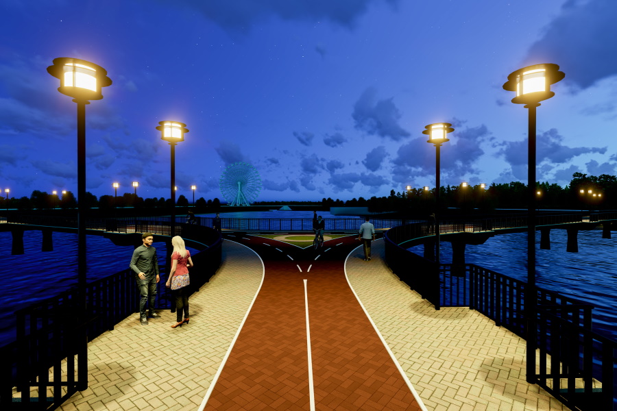 Горвласти отказались от строительства моста-променада вдоль улицы Верхнеозёрной