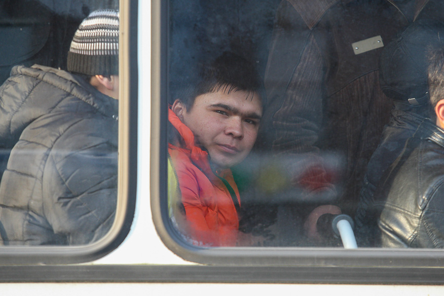 Уборка к празднику: в Калининграде у Центрального рынка вновь ловили мигрантов