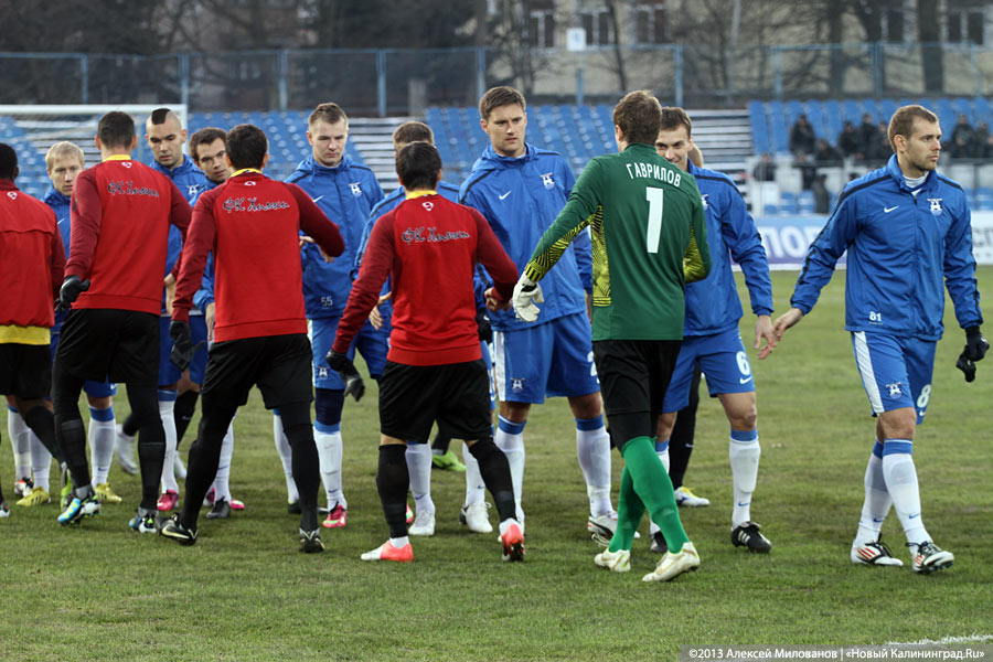 «Отмороженные части»: первый весенний матч «Балтики»