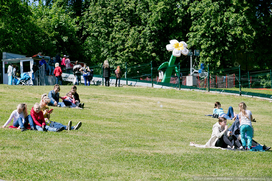 «Пляши от души»: в Центральном парке Калининграда лето встретили танцами