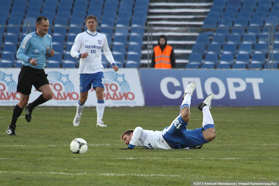 «Отмороженные части»: первый весенний матч «Балтики»