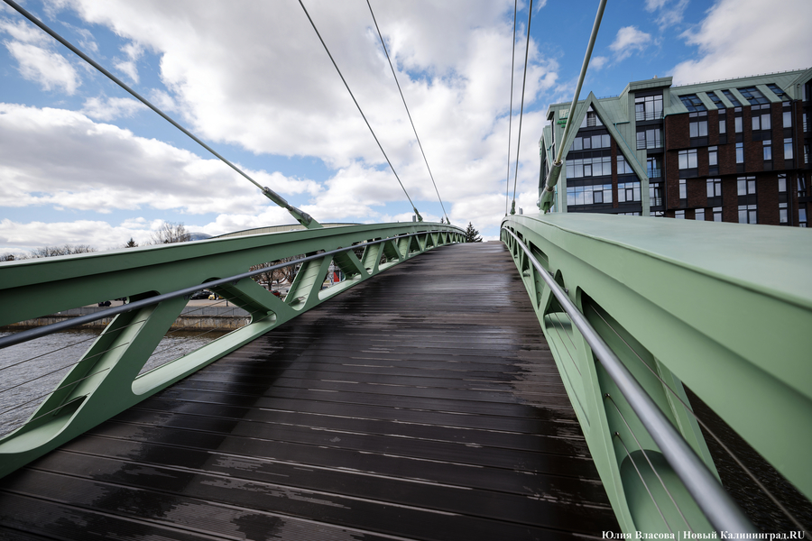 От музея до острова: как в Калининграде открывали Философский мост (фото)