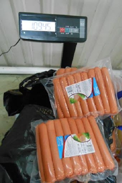 За 4 дня таможенники задержали более полутора тонн контрабандного мяса из Польши