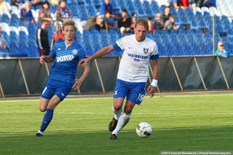Очередное поражение: «Балтика» проиграла «Ротору» со счётом 0:2