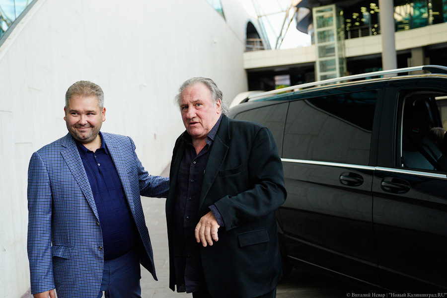 Жерар Депардье выступил на открытии кинофестиваля «Балтийские дебюты» (фото)