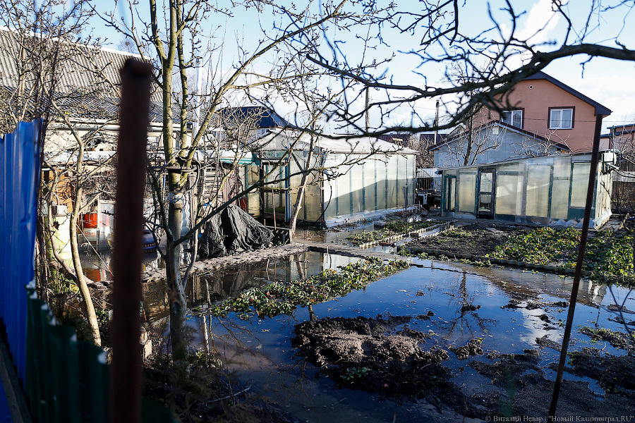 Венеция на окраине: в Калининграде после шторма затопило Северную гору