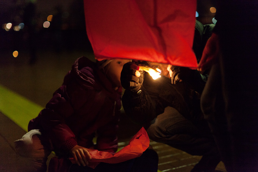 «Город дирижаблей»: фоторепортаж с флешмоба, посвященного встрече весны