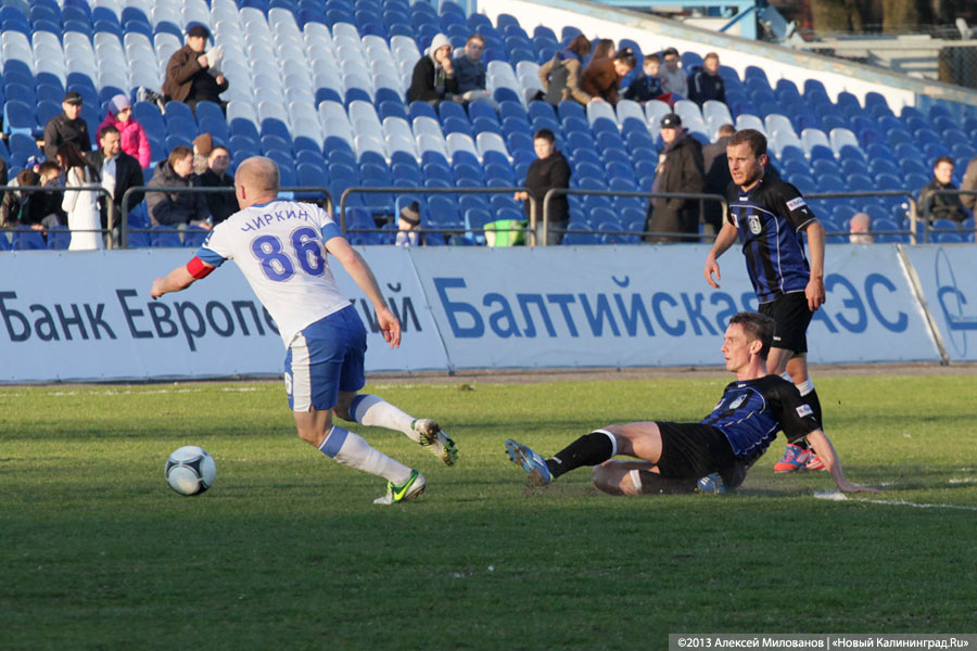 «Дырка от шины»: «Балтика» сыграла вничью с «Шинником»