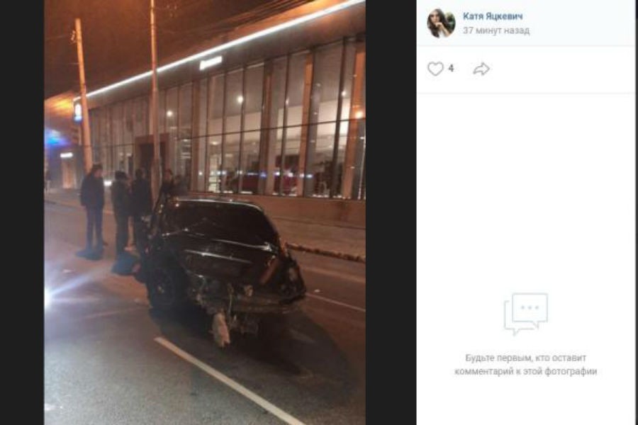 Очевидец: пьяный водитель «Мерседеса» устроил «лобовое» на ул. Емельянова (фото)