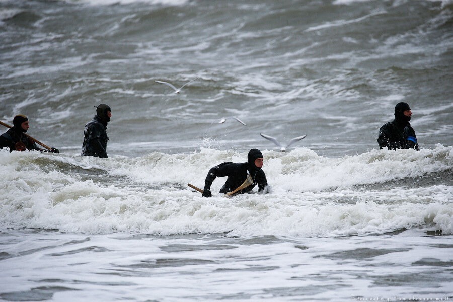 В Калининградской области два дайвера попали под уголовное дело за добычу янтаря (видео)