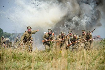 Реконструкция сражения Реконструкция сражения