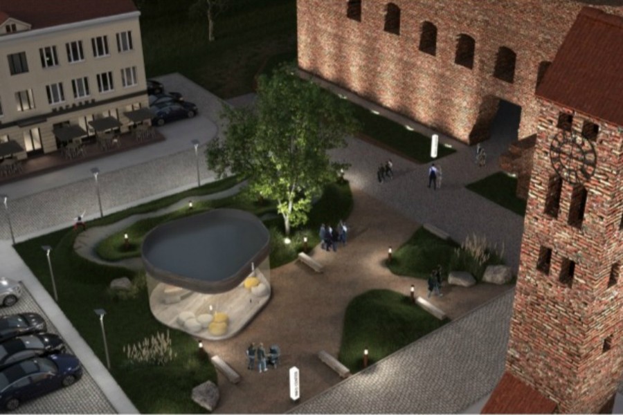 Эскизы: презентация проекта благоустройства центрального парка и территории у замка Рагнит 