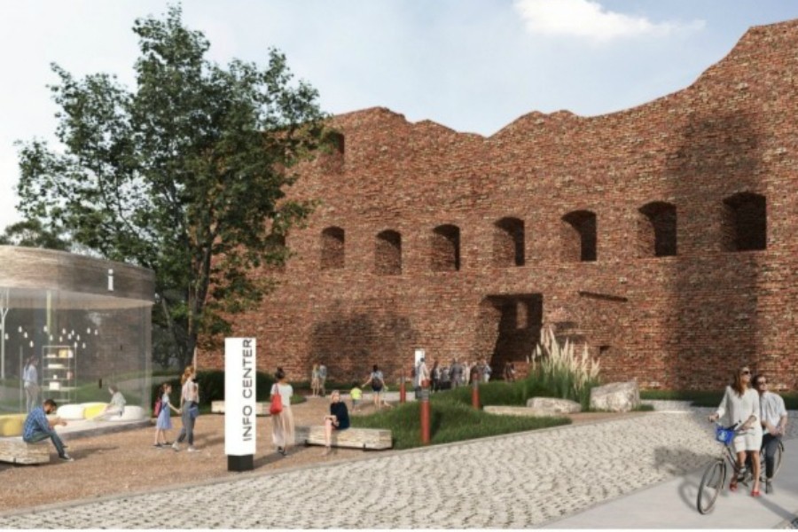 Эскизы: презентация проекта благоустройства центрального парка и территории у замка Рагнит 